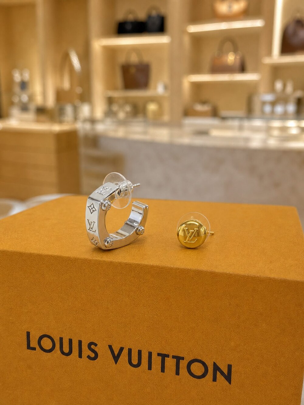 Louis Vuitton Signature Earrings Style 6 | New with Box - Picture 7 of 9